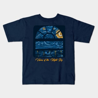 Visions of the starry night Kids T-Shirt